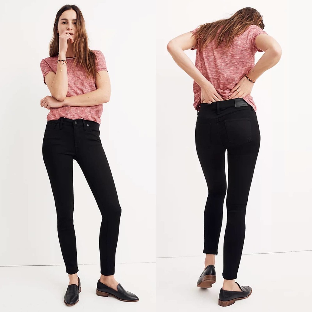 Madewell Women's Mid Rise Denim Skinny Jeans sz 26